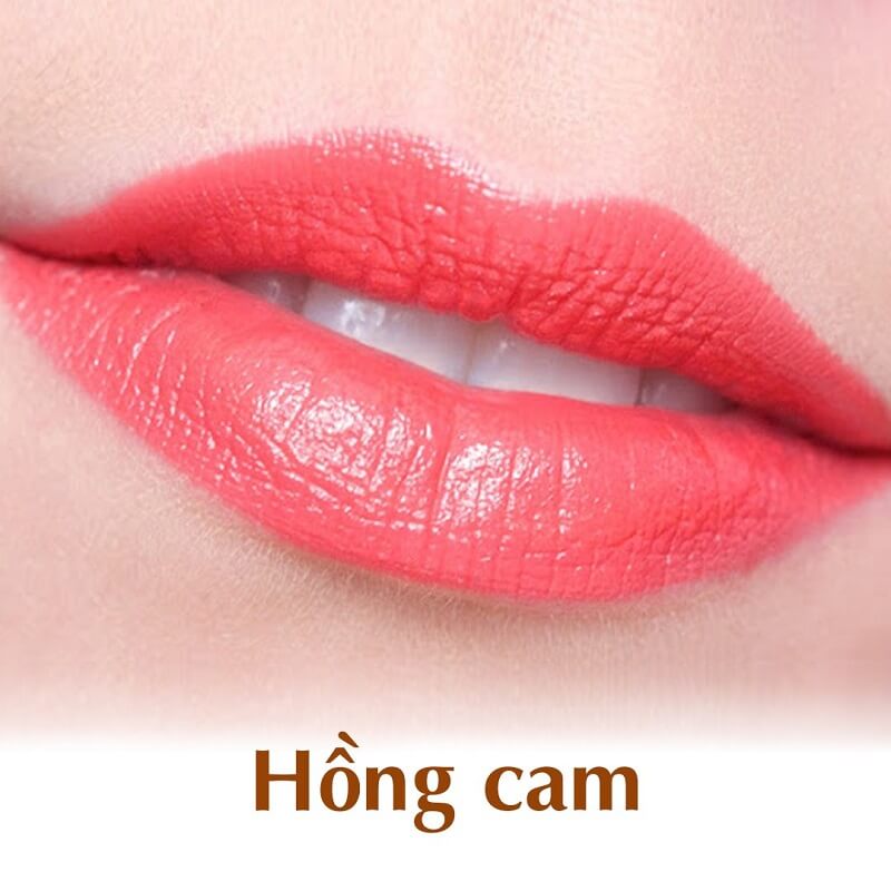 Phun Môi Màu Hồng Cam