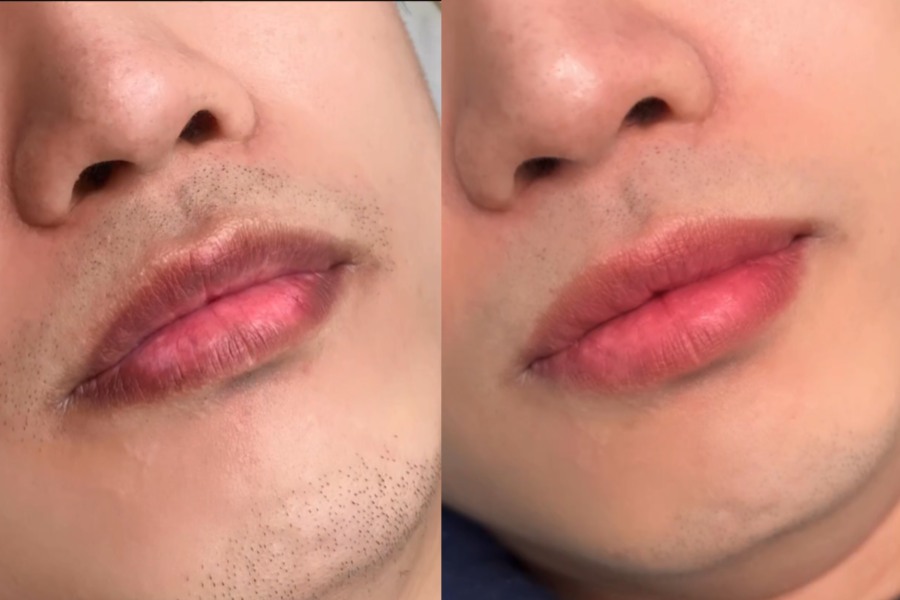 Đàn ông xăm môi