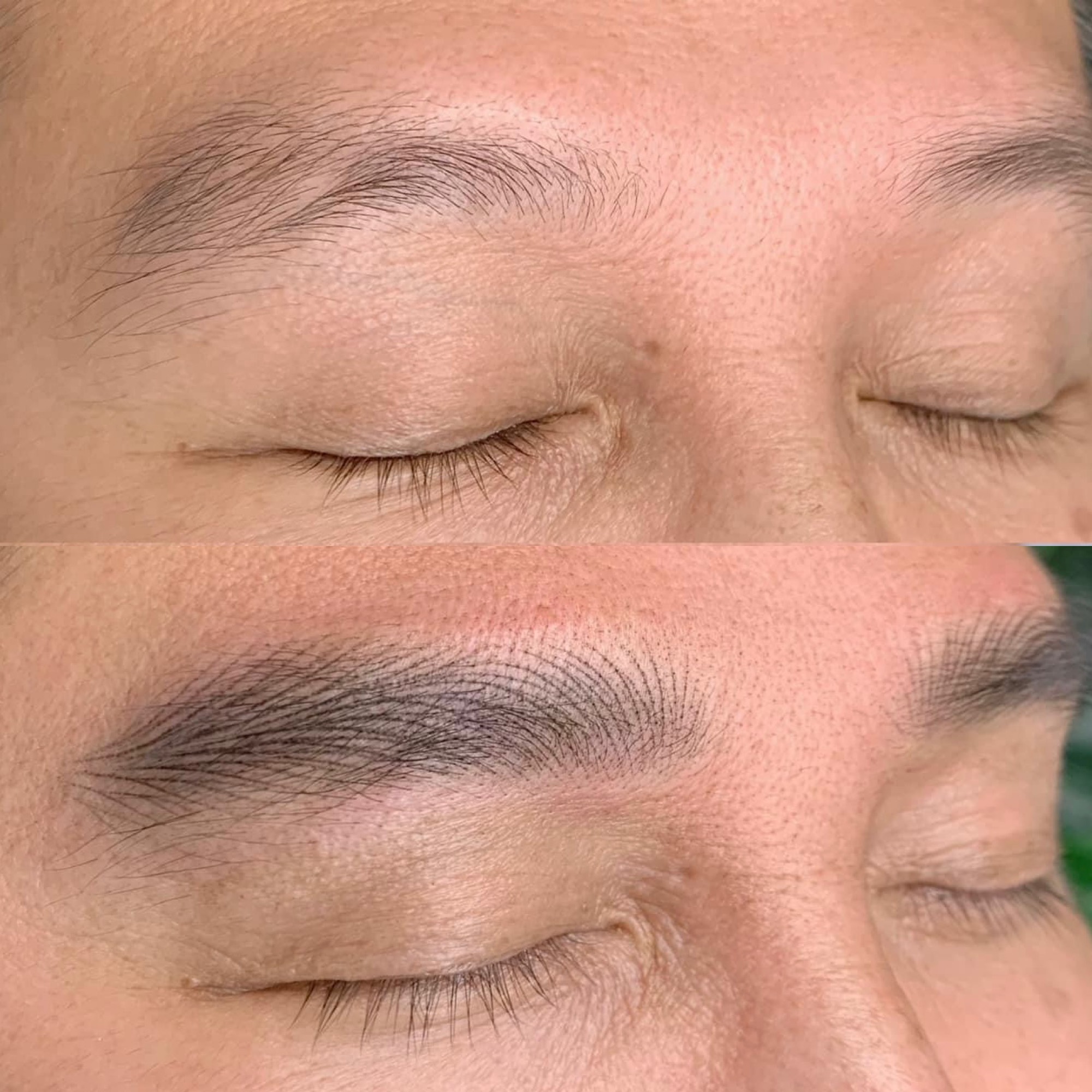 chân mày hairstroke